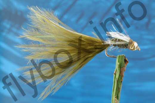 Fish4Flies Tungsten Pearly Dark Olive Damsel Nymph
